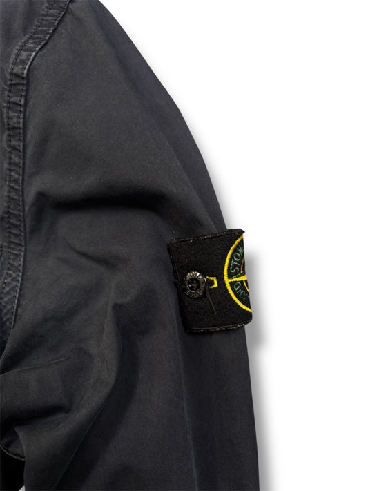 Black/navy stone island overshirt size small