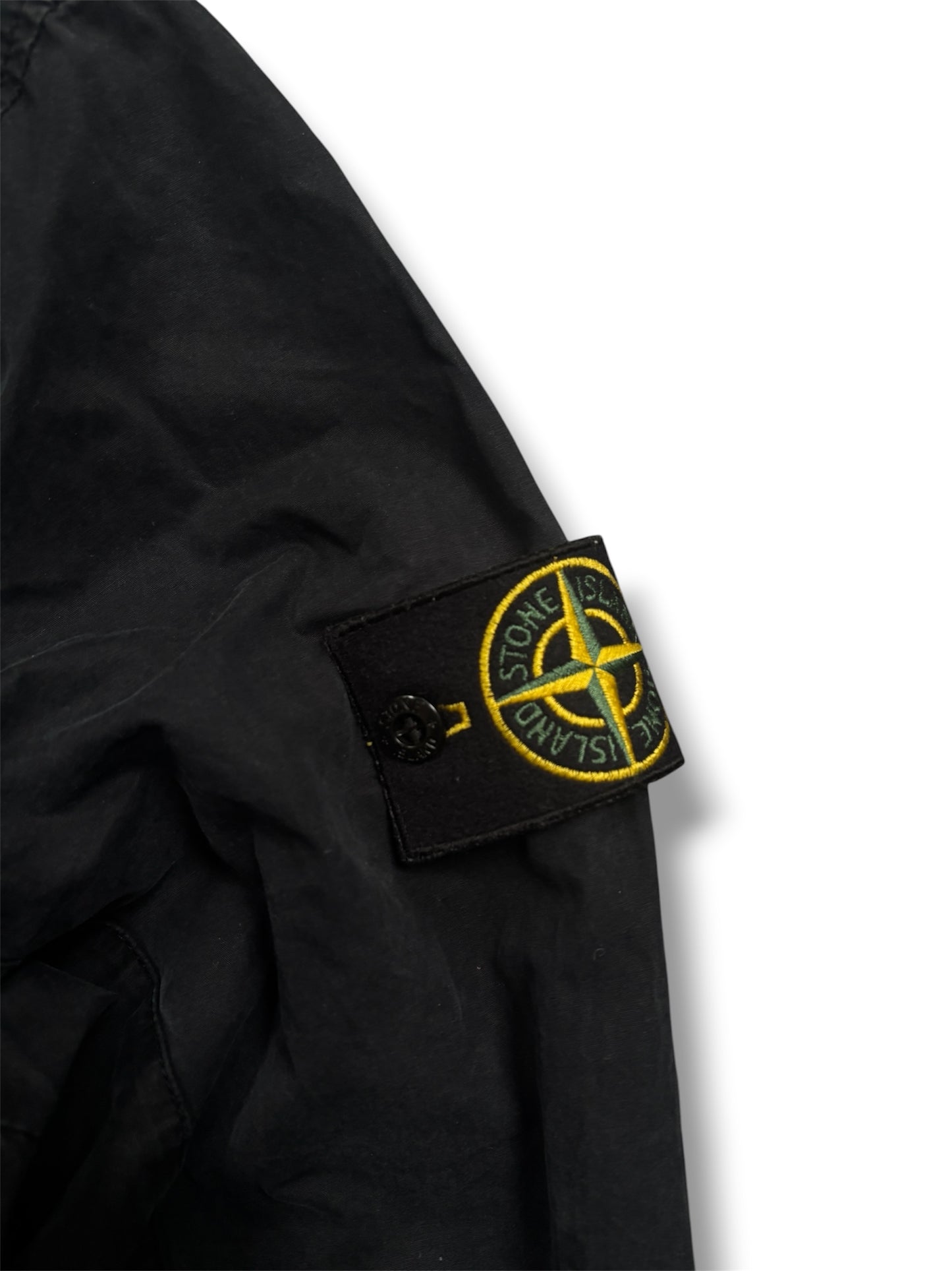 Black stone island overshirt size medium