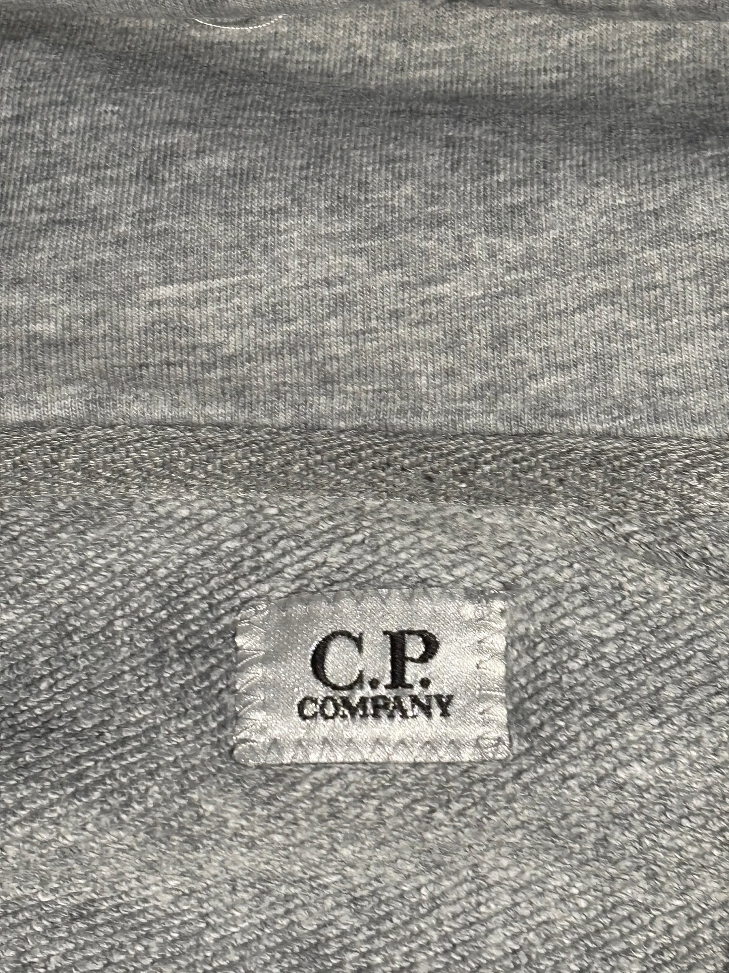 Grey cp company goggle zip up size large