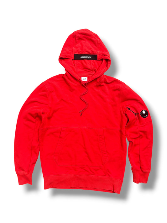 Red cp company hoodie size medium
