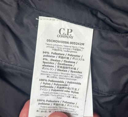 Black cp company puffer jacket with detachable hood size 52/XL