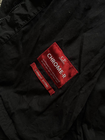 Black C.P Company chrome r jacket size large
