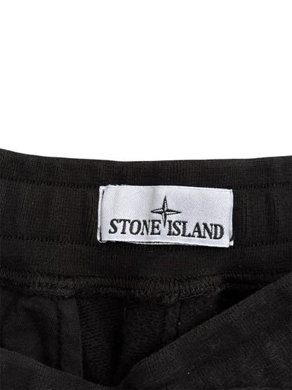 Black stone island shorts size medium