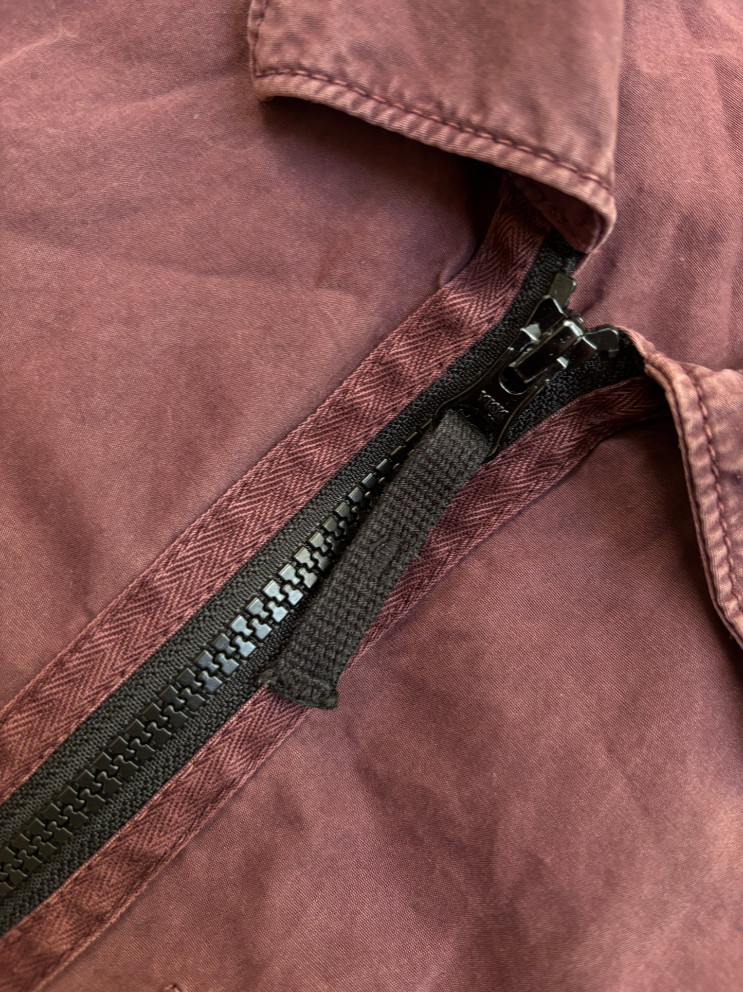 Purple/burgundy stone island overshirt size medium