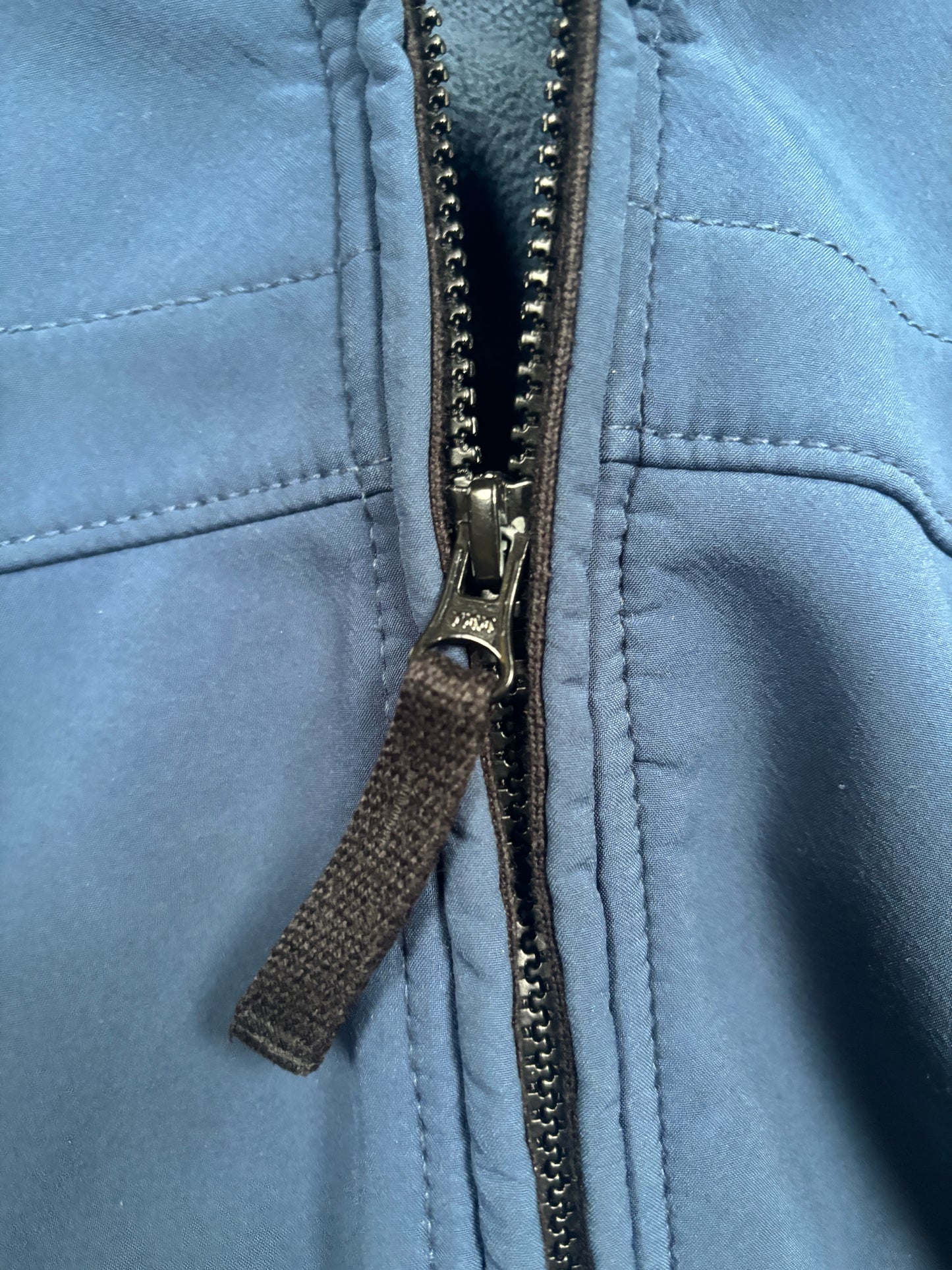 Dark blue stone island soft shell jacket size medium