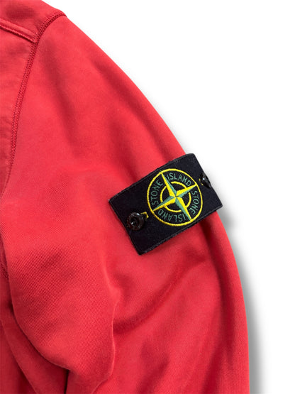 Red stone island jumper size medium