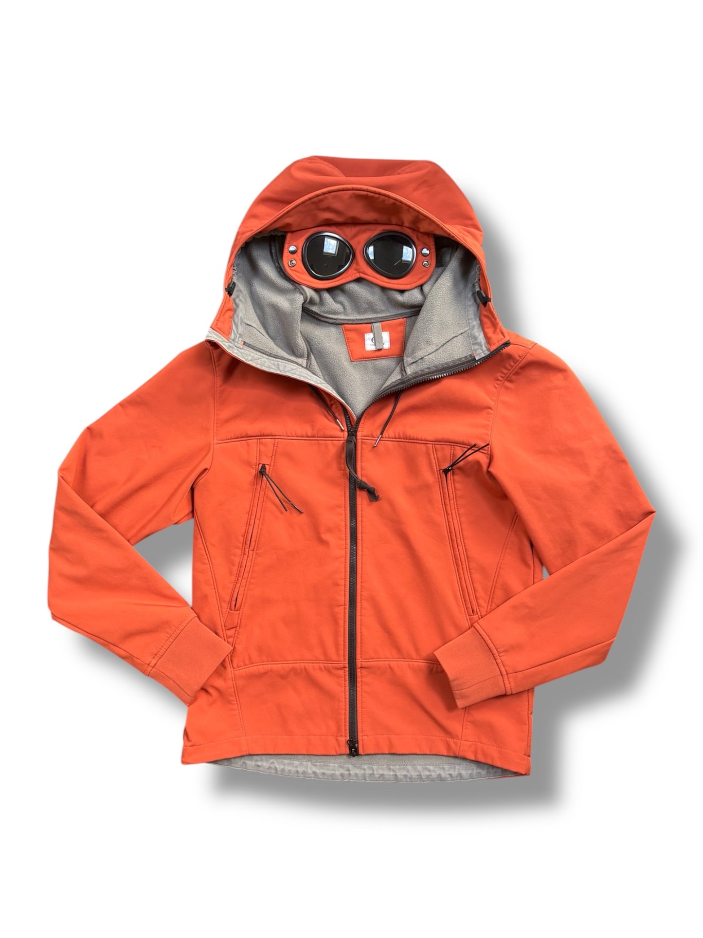 Orange C.P Company goggle jacket size 48/medium