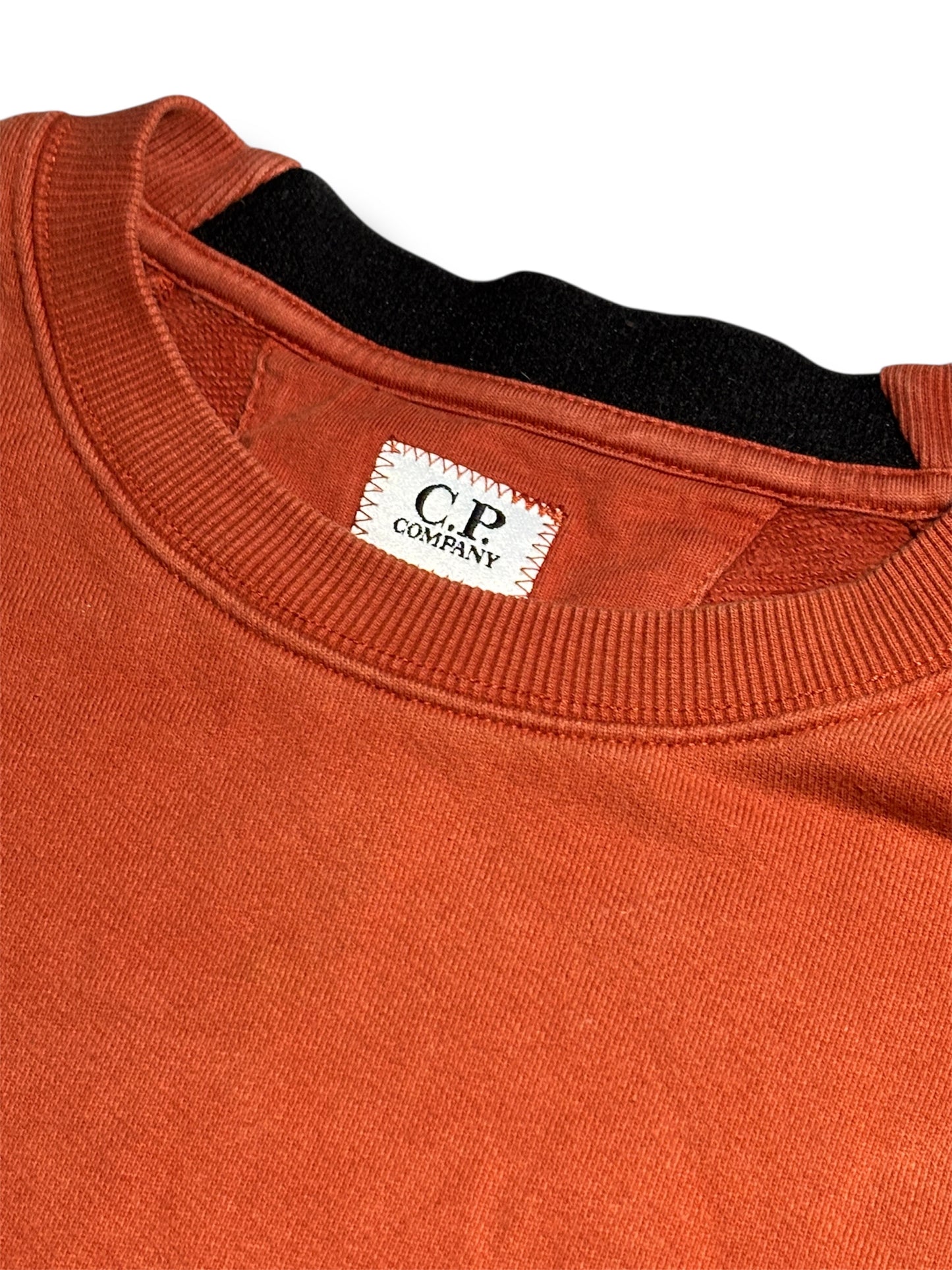 Orange cp company jumper size medium
