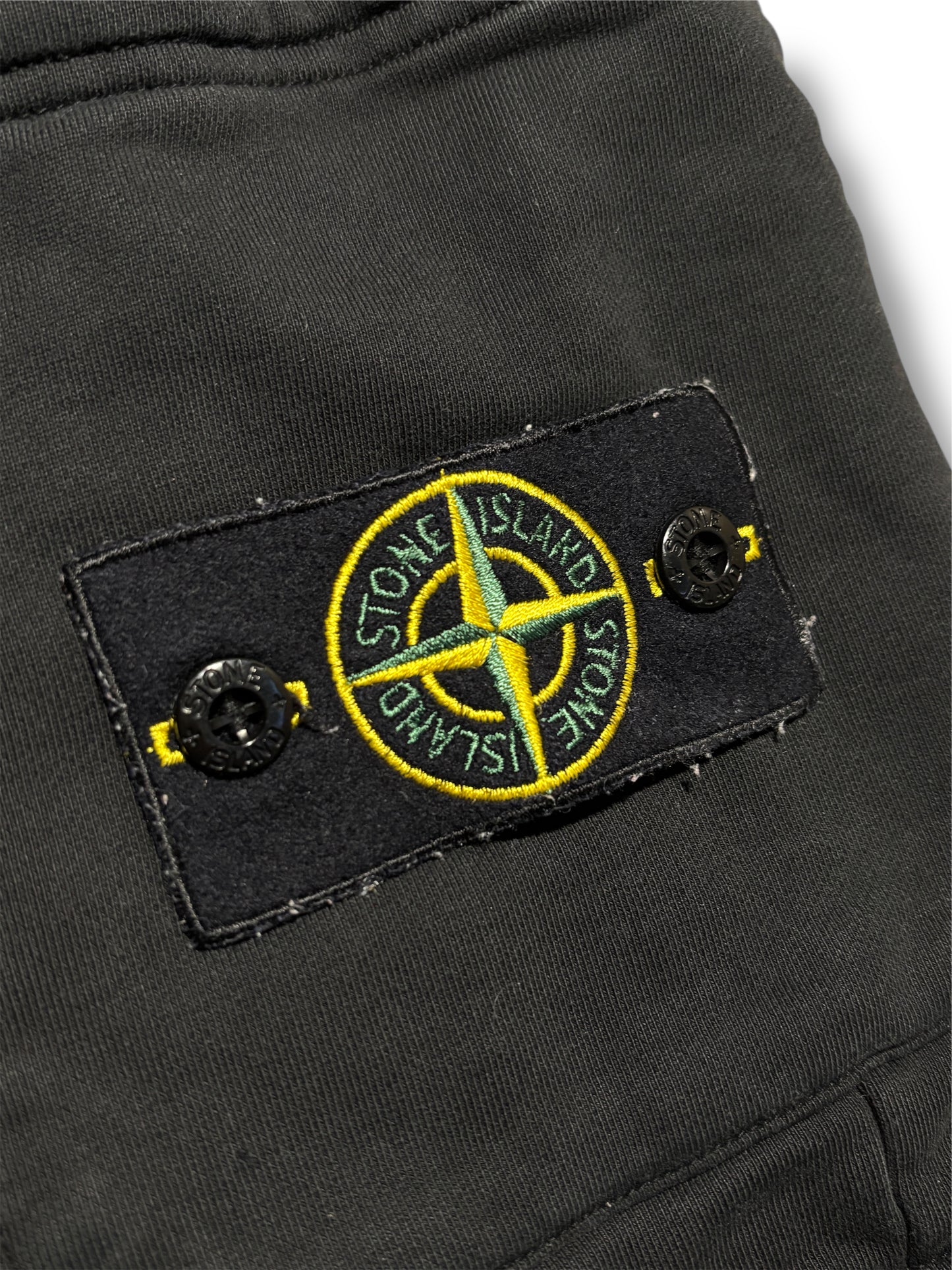 Black stone island shorts size medium