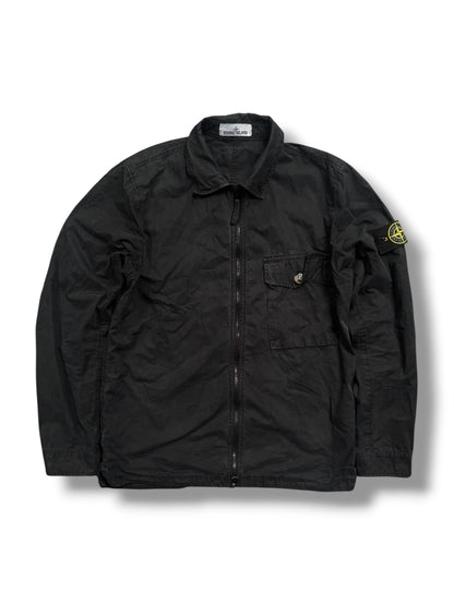 Black stone island overshirt size medium