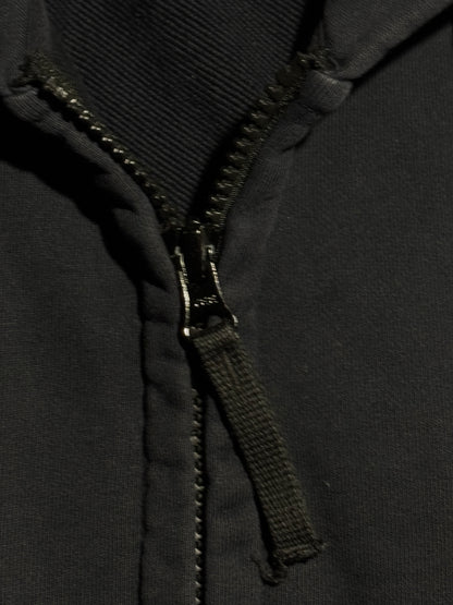 Black stone island zip up size medium