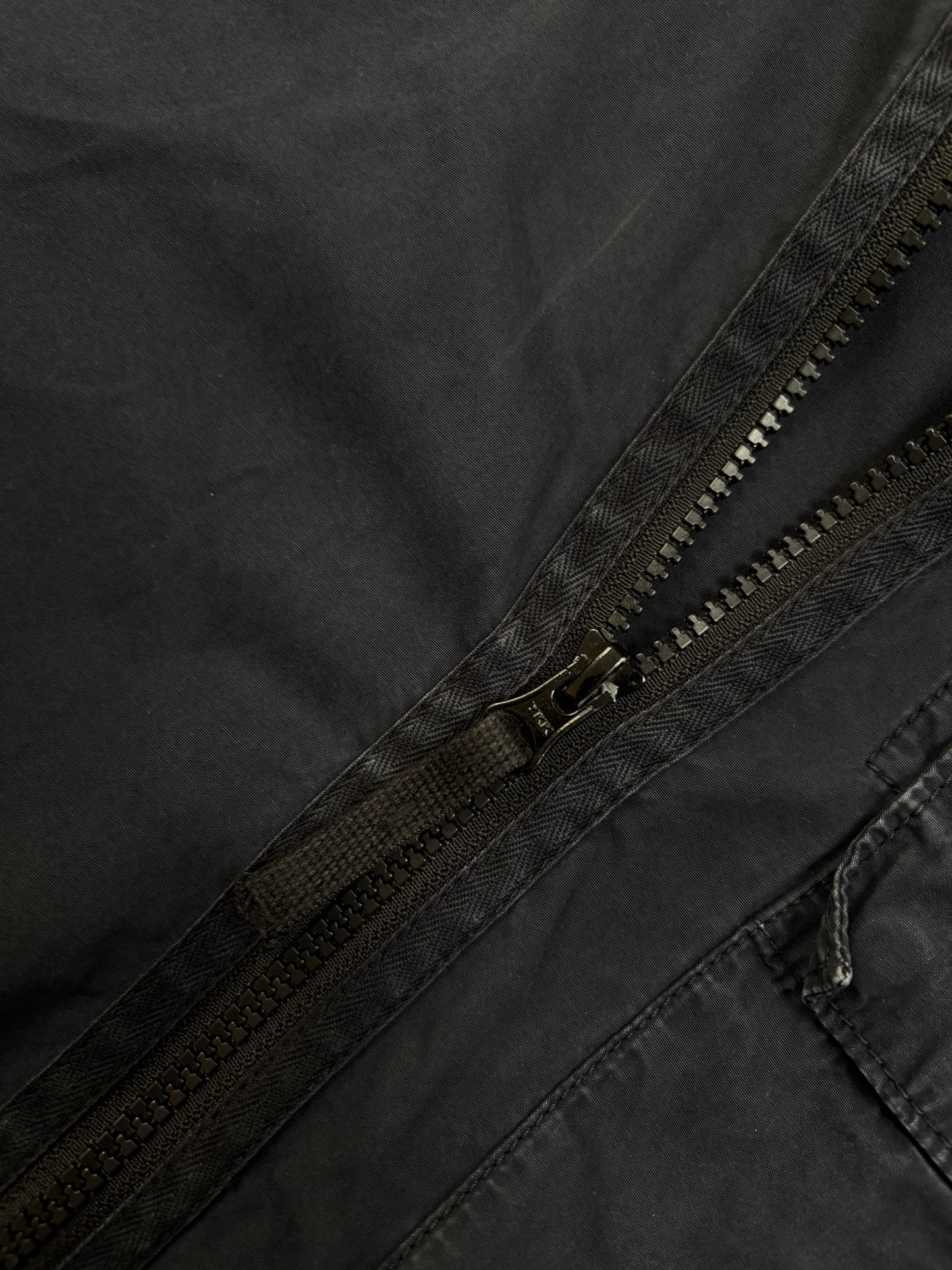 Black/navy stone island overshirt size small