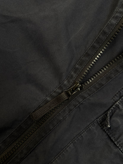 Black/navy stone island overshirt size small