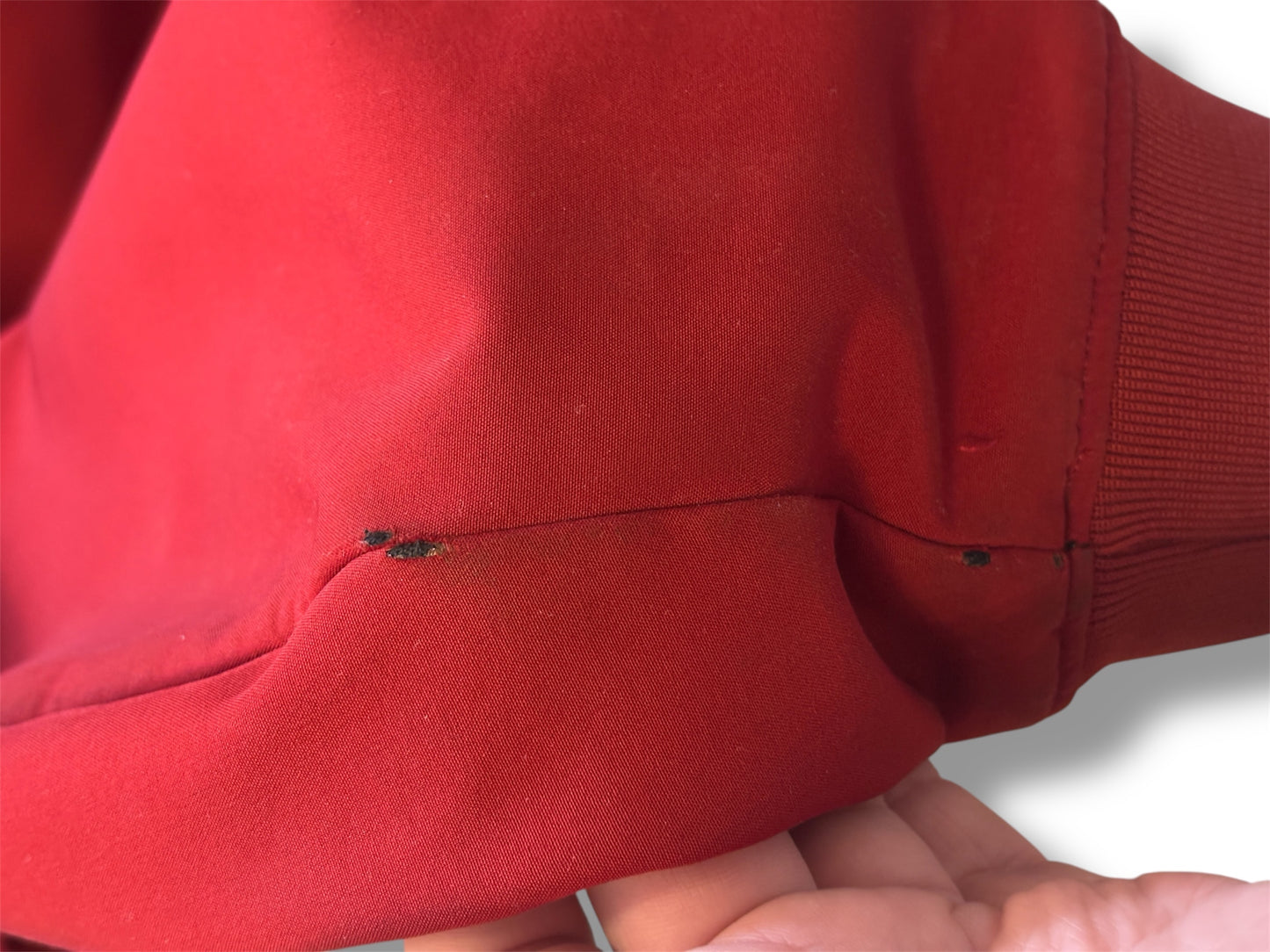 Red cp company goggle jacket size medium