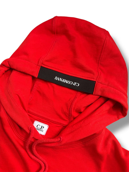 Red C.P Company lens hoodie size medium