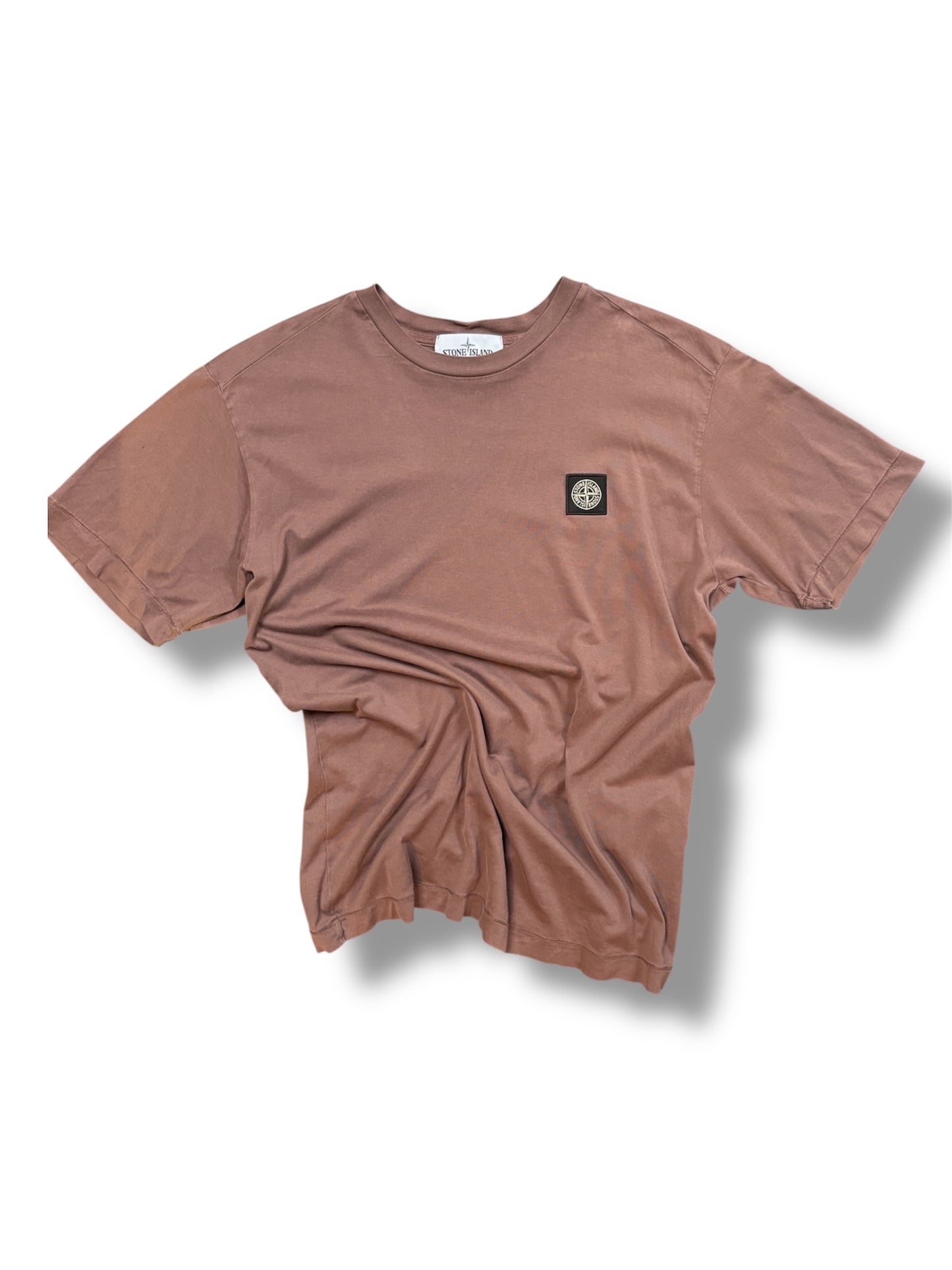 Brown stone island T-shirt size medium