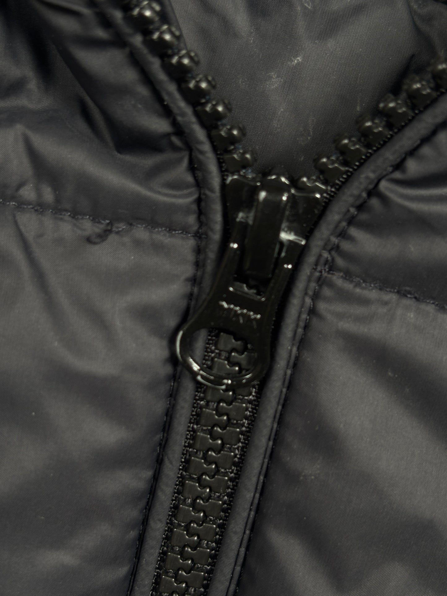 Black cp company puffer jacket with detachable hood size 52/XL