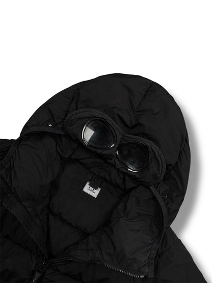 Black cp company eco chrome-r puffer jacket size large