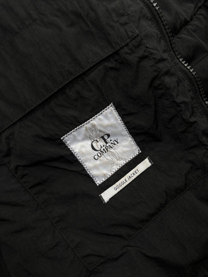 Black cp company eco chrome-r puffer jacket size large