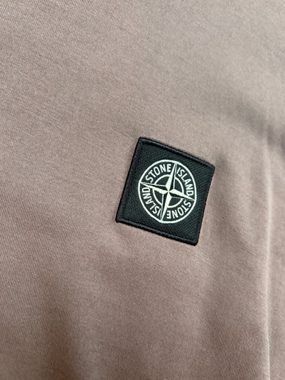 Brown stone island T-shirt size medium