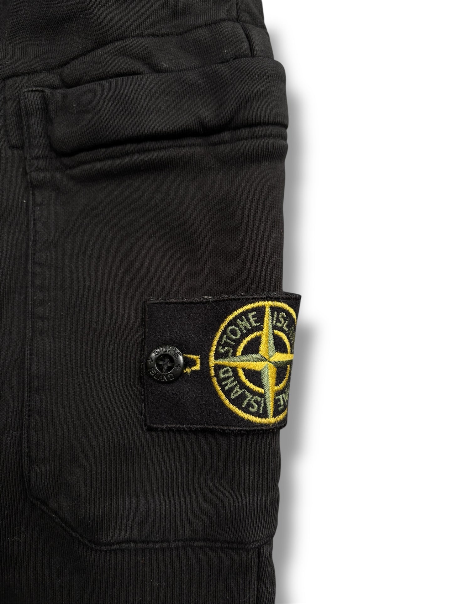 Black stone island cargo joggers size medium