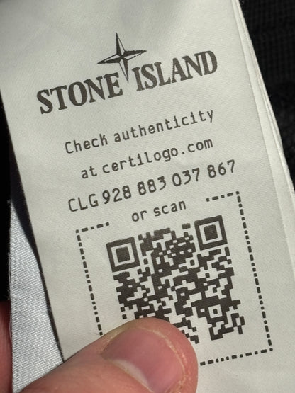 Black stone island shorts size medium