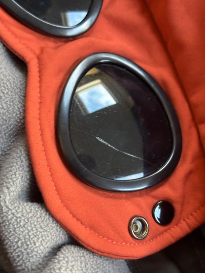 Orange C.P Company goggle jacket size 48/medium