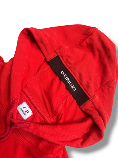Red cp company hoodie size medium