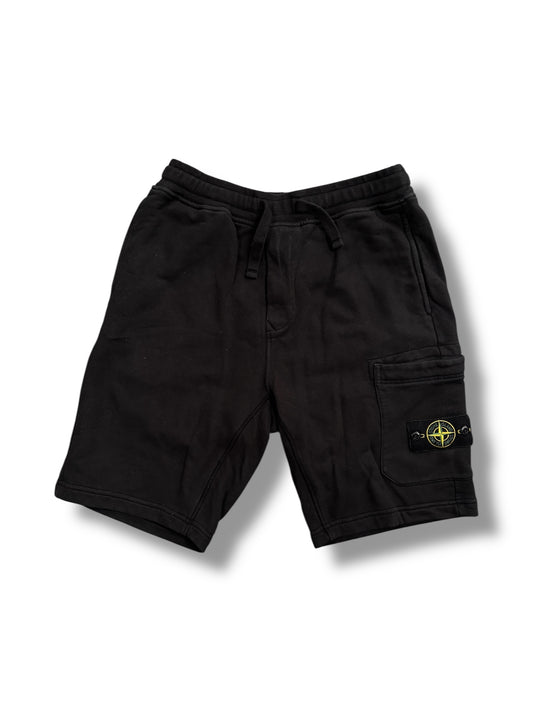 Black stone island shorts size medium