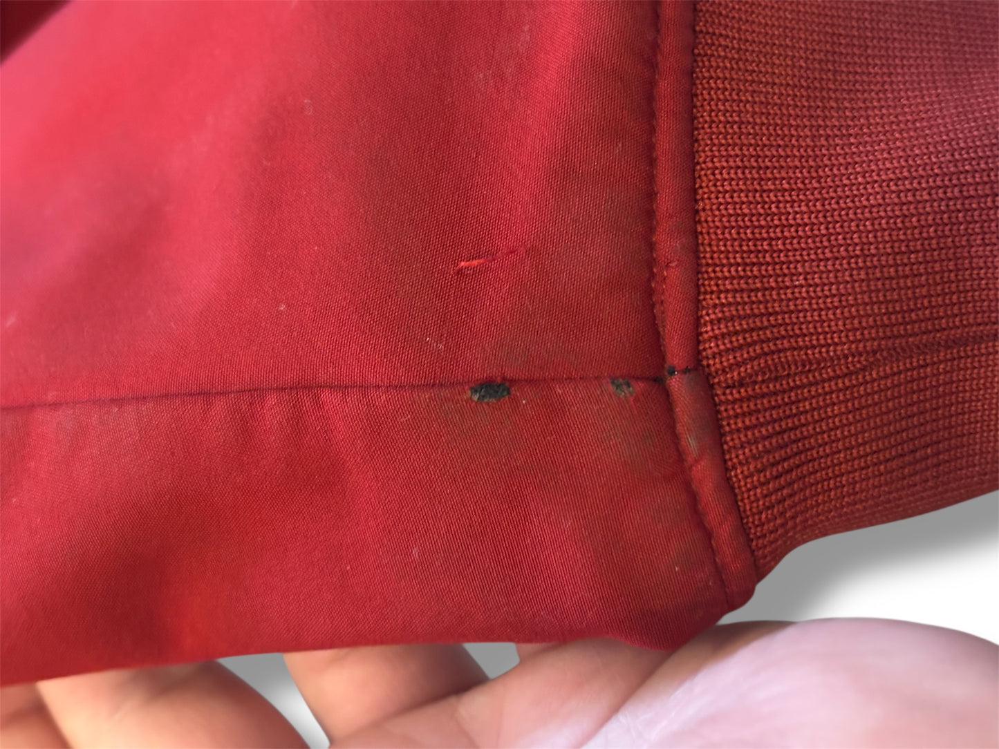 Red cp company goggle jacket size medium