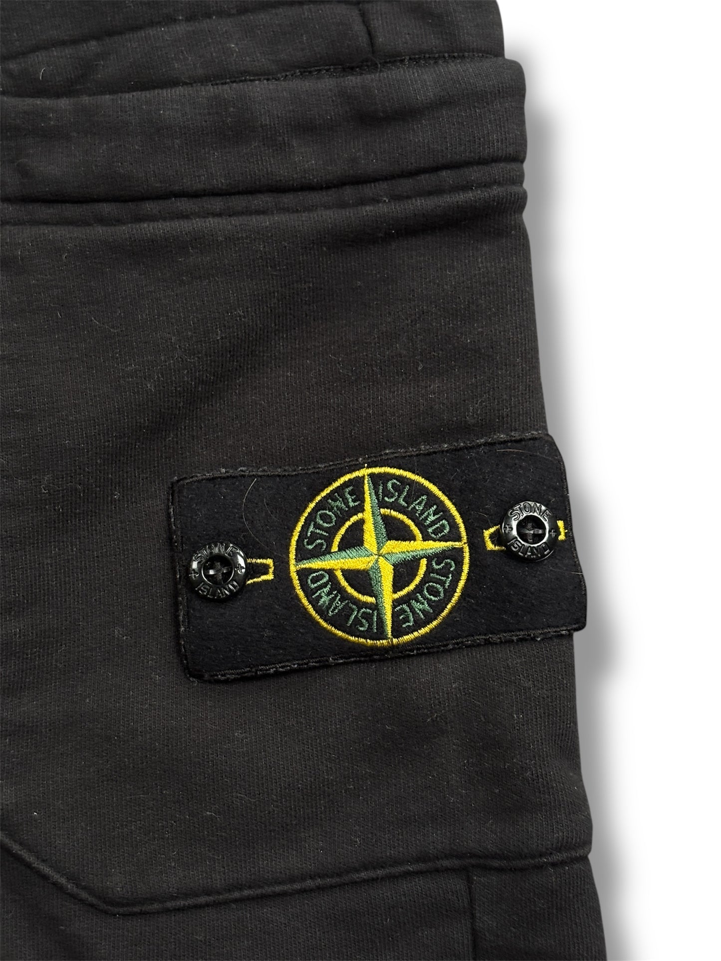 Black stone island shorts size medium