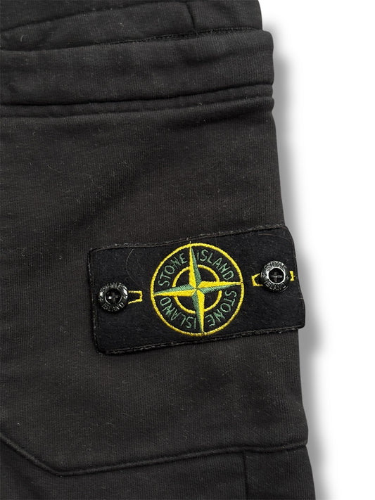 Black stone island shorts size medium