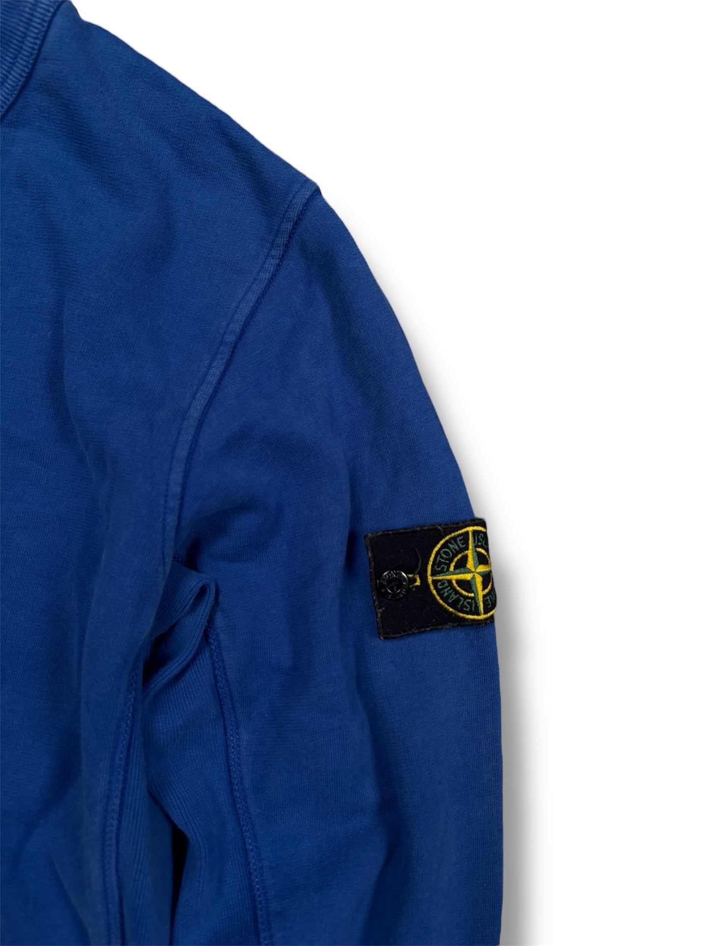 Blue stone island jumper size large