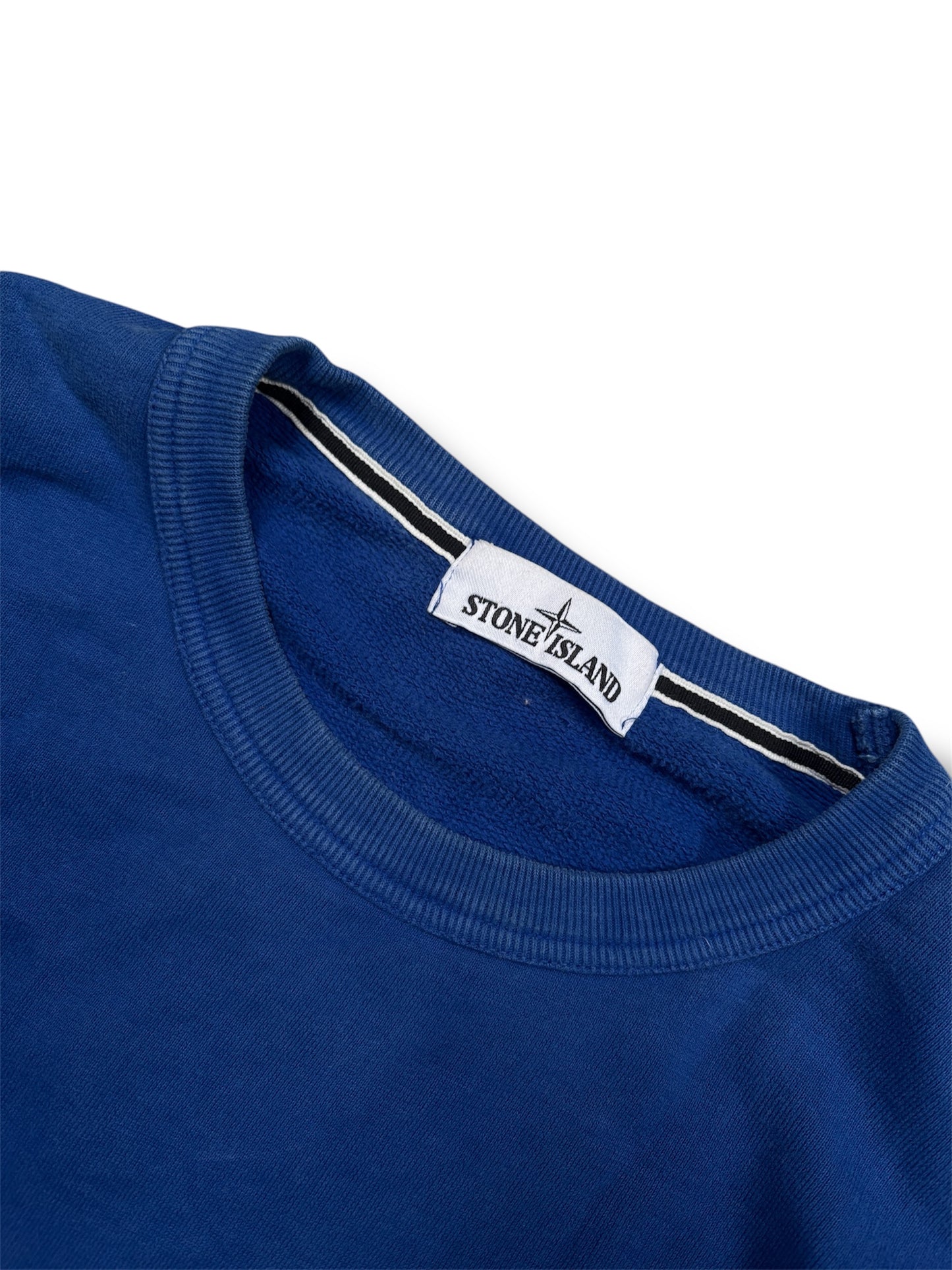 Blue stone island jumper size large